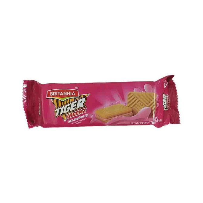 Britannia Tiger Kreemz Strawberry, 300 Grams