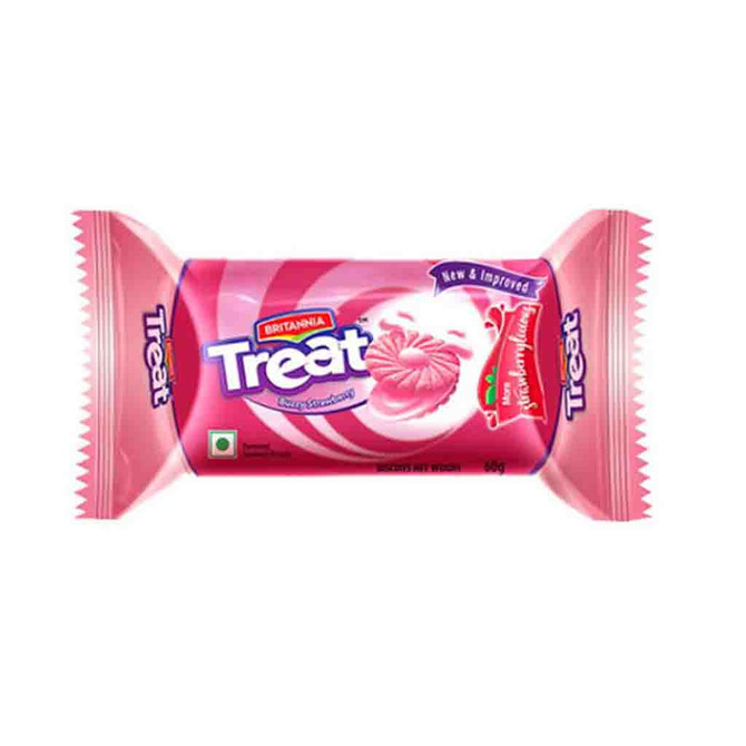 Britannia Treat Strawberry Fp, 500 Grams