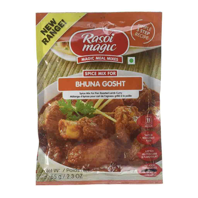Rasoi Magic Bhuna Gosht Non Veg Masala, 65 Grams Rasoi Magic Bhuna Gosht Non Veg Masala, 65 Grams