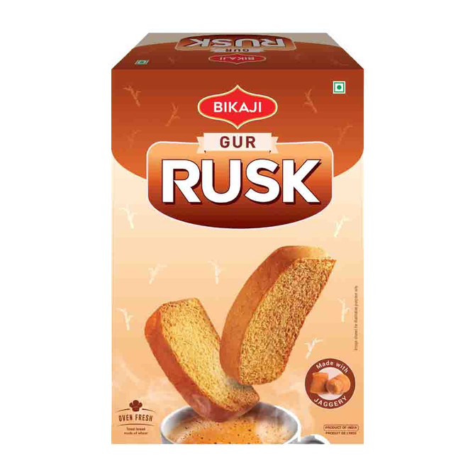 Bikaji Gur Rusk, 600 Grams