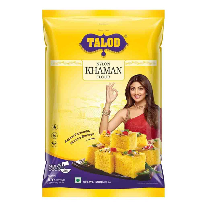 Talod Nylon Khaman Mix Flour, 500 Grams