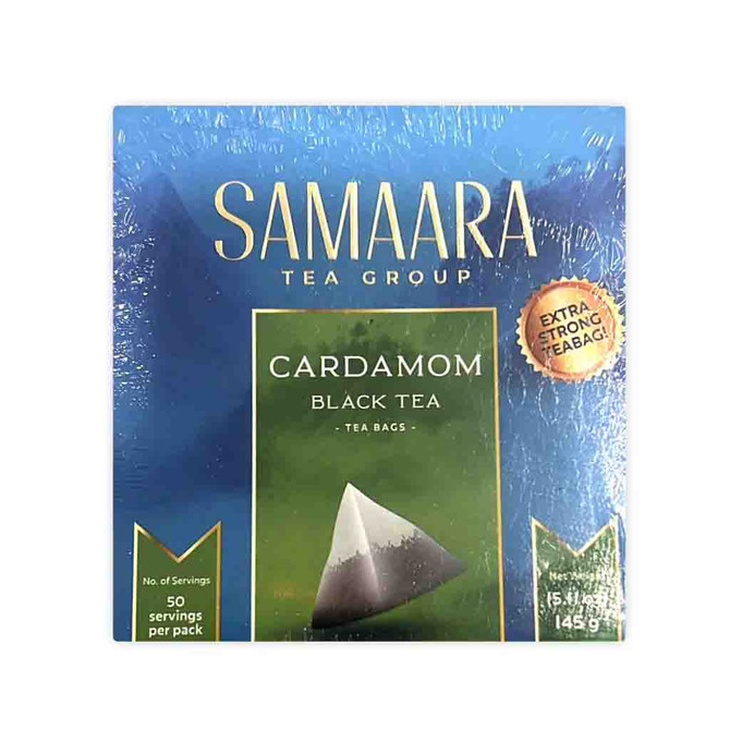 Samaara Cardamom Black Tea Bags, 50 BAGS