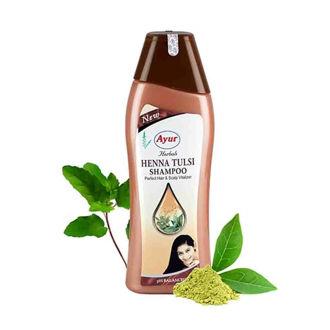 Ayur Henna Tulsi Shampoo, 500 ML