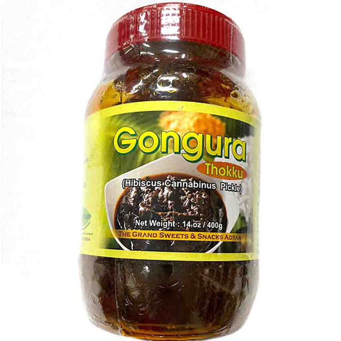 Grand Sweet Gongura Thokku Pickle, 14 Oz