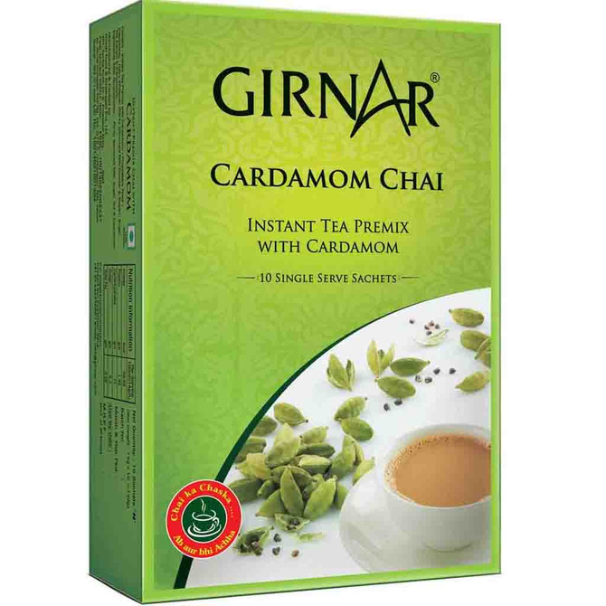 Girnar Cardamom Chai Reduced Sugar, 120 Grams