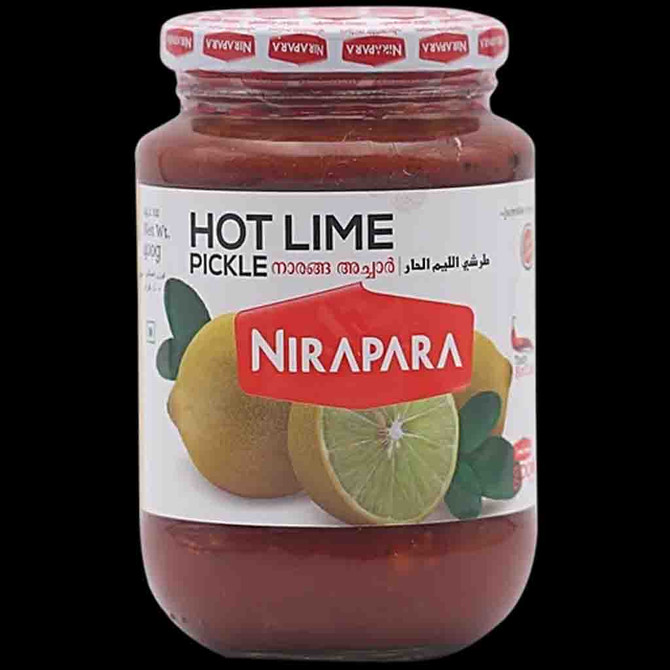 Nirapara Hot Lime Pickle, 400  Grams