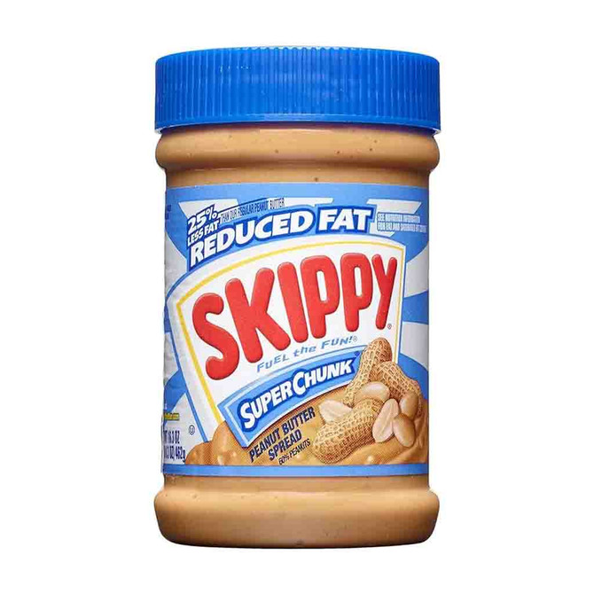 Skippy Peanut Butter Reduced Fat, 462 Grams