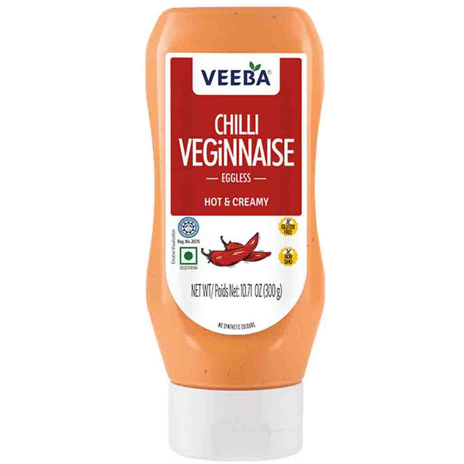 Veeba Chilli Veginnaise Eggless, 300 Grams