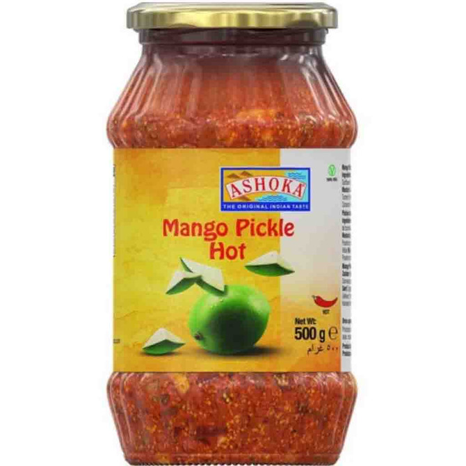 Ashoka Mango Pickle Hot, 17.5 Oz