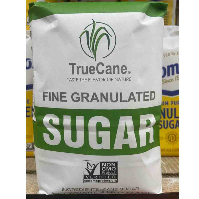 True Cane Fine Granulated Sugar, 4 Lb