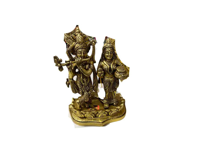 Radha Krishna Brass Idal, 1 Piece