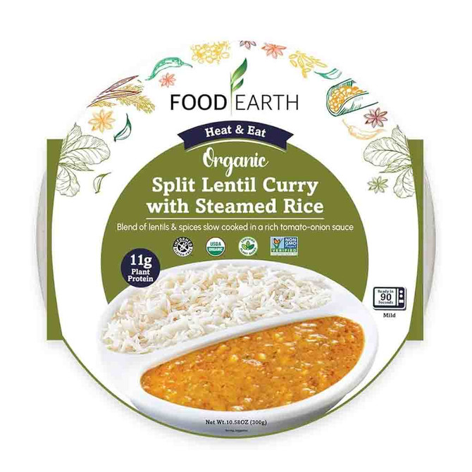Food Earth Org Split Lentil Curry, 300 Grams