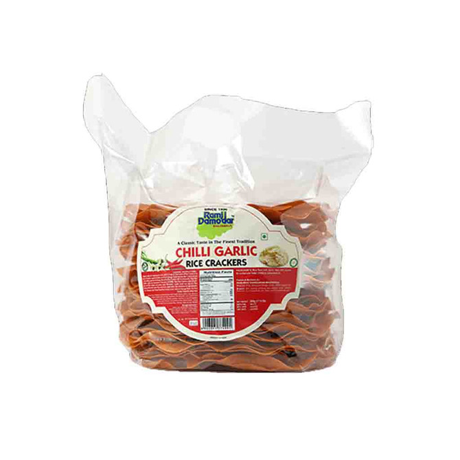 Rd Chilli Garlic Rice Crackers, 150 Grams