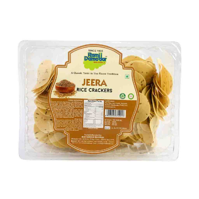 Rd Jeera Rice Crackers, 150 Grams
