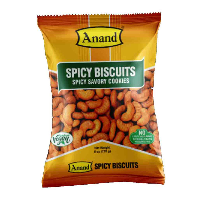 Anand Spicy Biscuits, 170 Grams