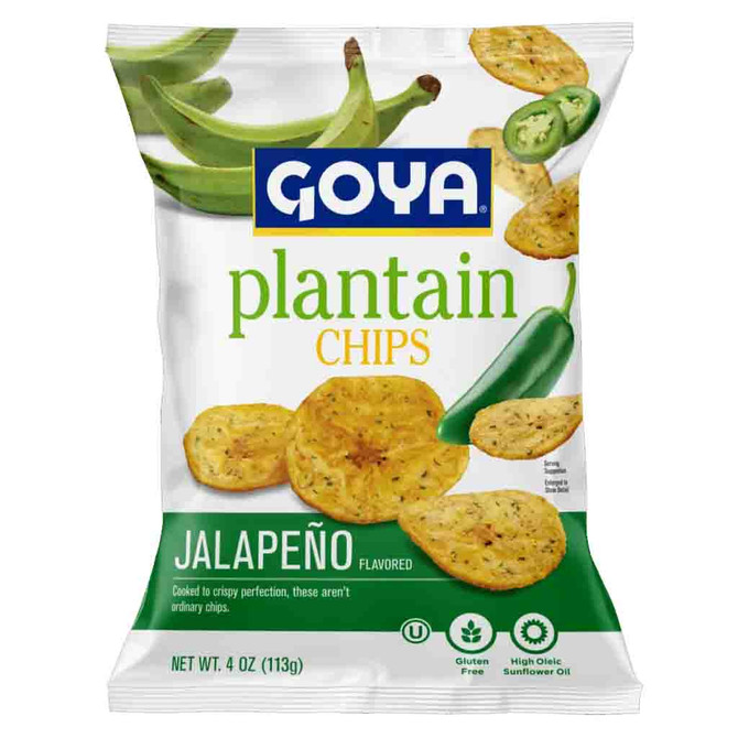 Goya Plantain Chips Jalapeno, 113 Grams