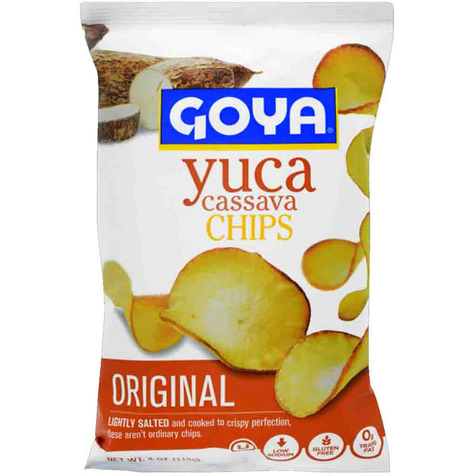 Goya Yuca Cassava Chips Original, 4 Oz