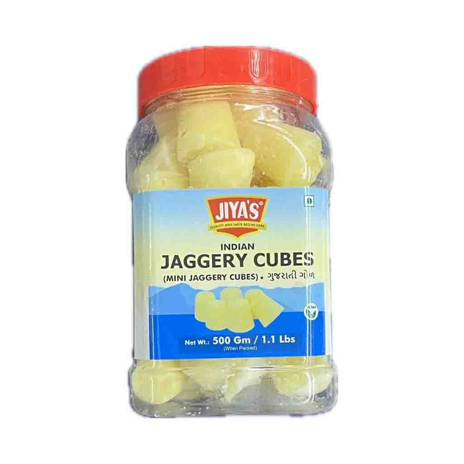 Jiyas Jaggery Cubes, 500 Grams