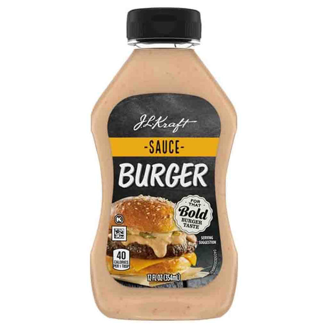 Jl Kraft Burger, 12 Oz