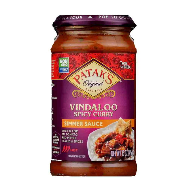 Pataks Vindaloo Spicy Curry, 15 Oz