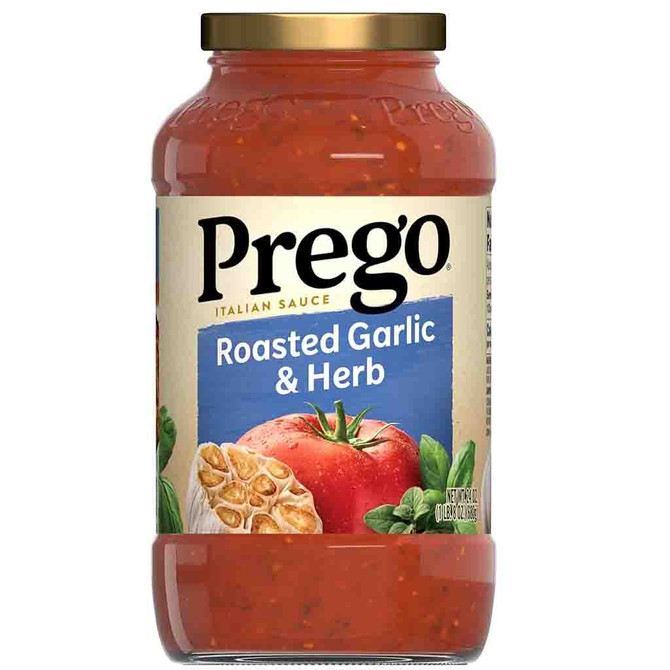 Prego Roasted Garlic And Herb Sauce, 680 Grams