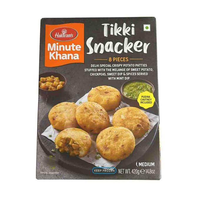 Haldirams Tikki Snacker, 420 Grams