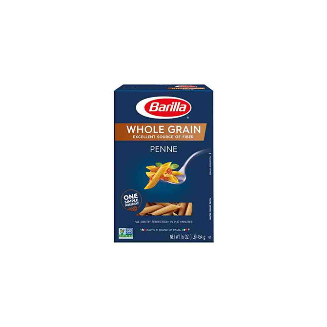 Barilla Whole Grain Penne, 454 Grams