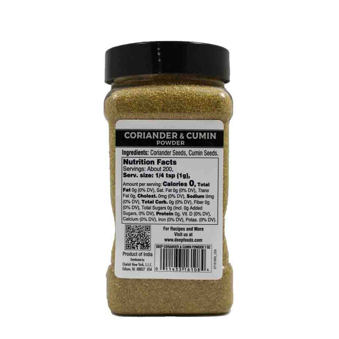 Deep Jar Coriander  Cumin Powder, 7 Oz
