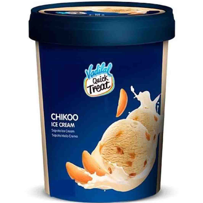Vadilal Chikoo Ice Cream, 500 ML