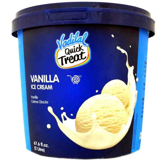 Vadilal Vanilla Ice Cream, 2 Liter