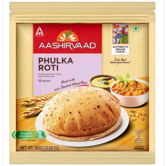 Aashirvaad Phulka Roti, 360 Grams