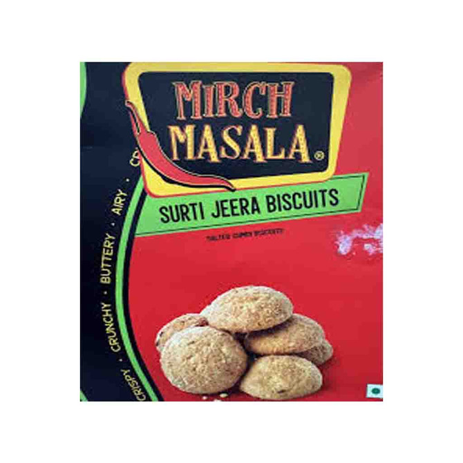 M M Surati Jeera Biscuits, 400 Grams