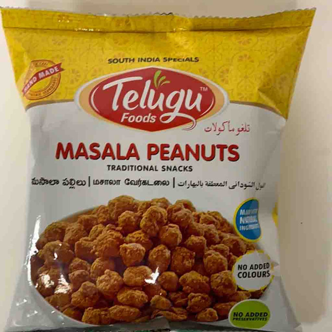 Telugu Roasted Peanuts Chilli, 140 Grams