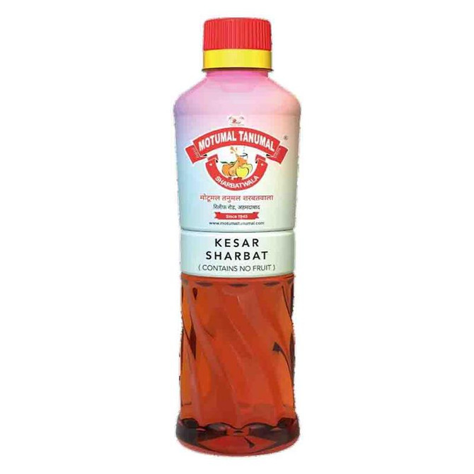 Motumal Tanumal Kesar Syrup, 750 ML