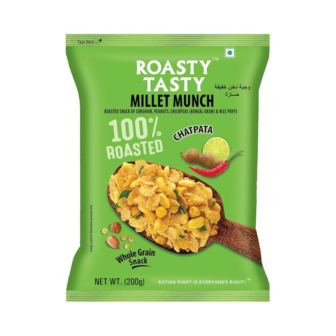 Roasty Tasty Millet Munch Chatpata, 340 Grams