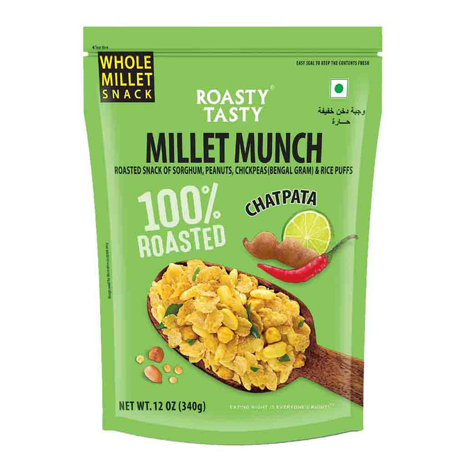 Roasty Tasty Millet Munch Chatpata, 340 Grams