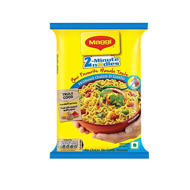 Maggi Without Onion & Garlic, 70 Grams