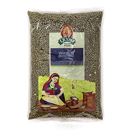 Laxmi Whole Moong, (Small), 2 LB