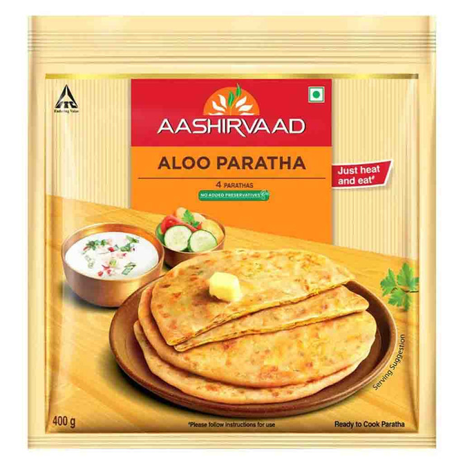 Aashirvaad Aloo Paratha, 400 Grams