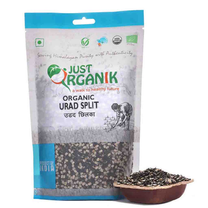 Just Organik Org Urad Dal Split, 2 Lb