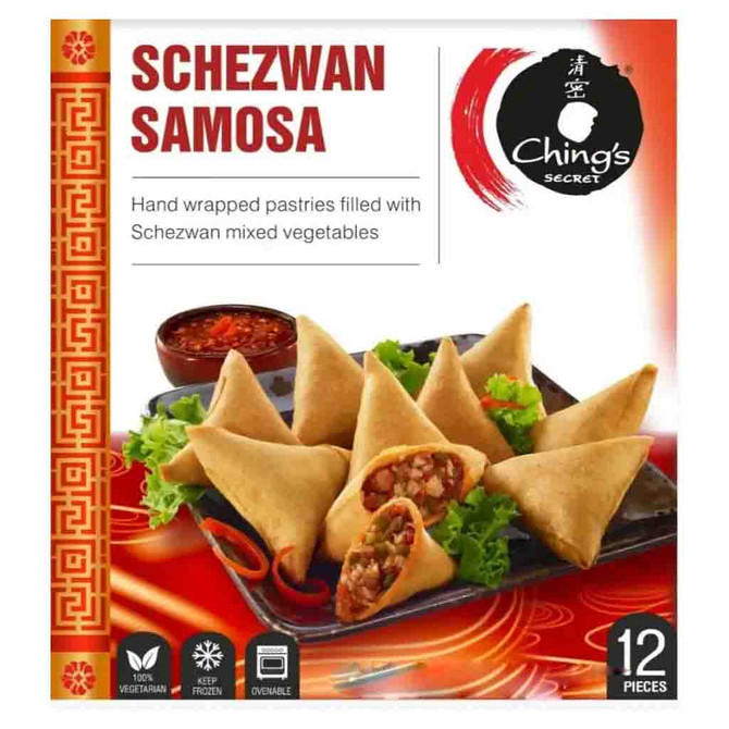 Chings Schezwan Samosa 10 Pc, 650 Grams