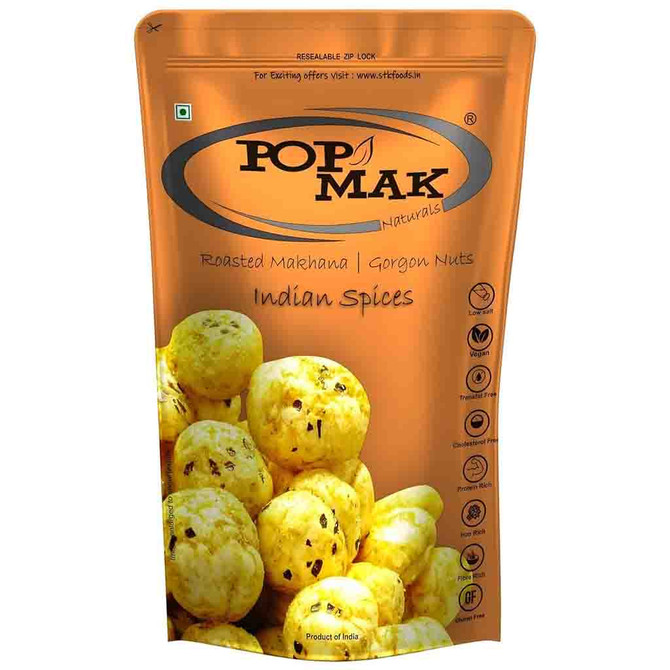 Pop Mak Makhana Indian Spices, 80 Grams