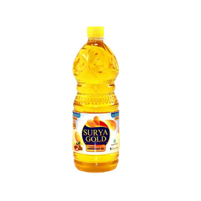 Surya Gold Peanut Oil, 1 Ltr
