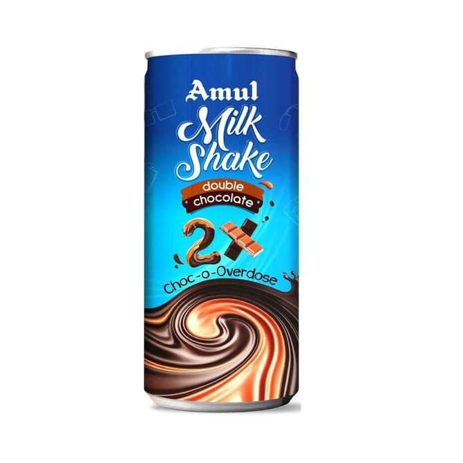 Amul Milk Shake Double Chocolate, 200 ML