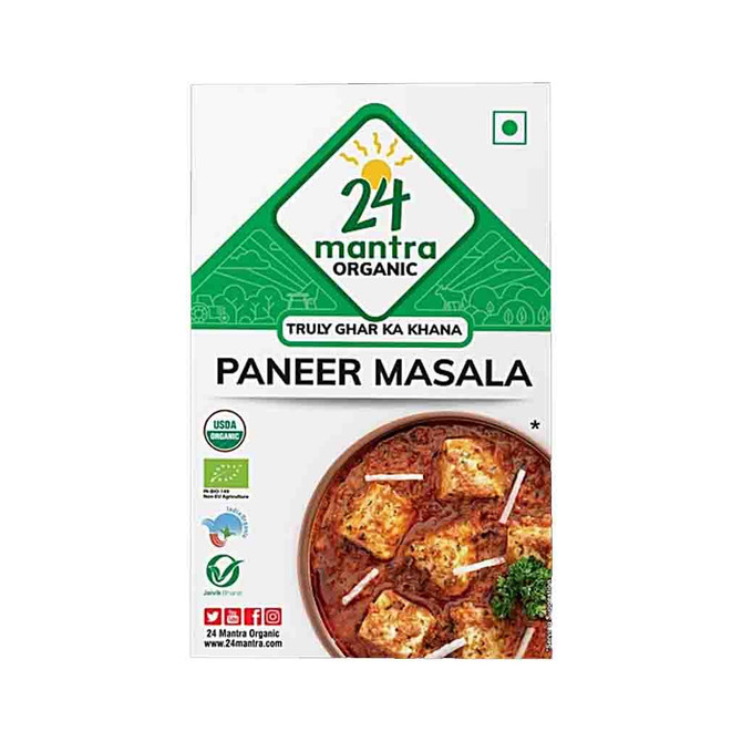 24 Mantra Org Paneer Masala, 100 Grams