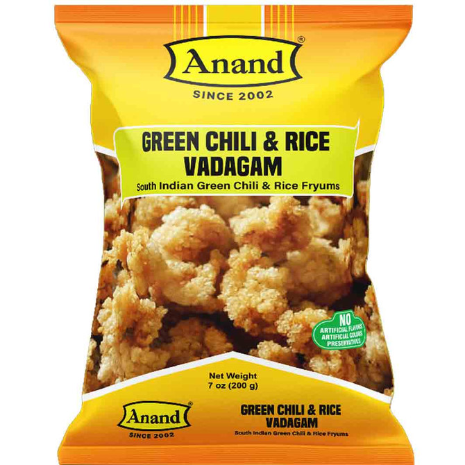 Anand Green Chilli Rice Vadagam, 200 Grams