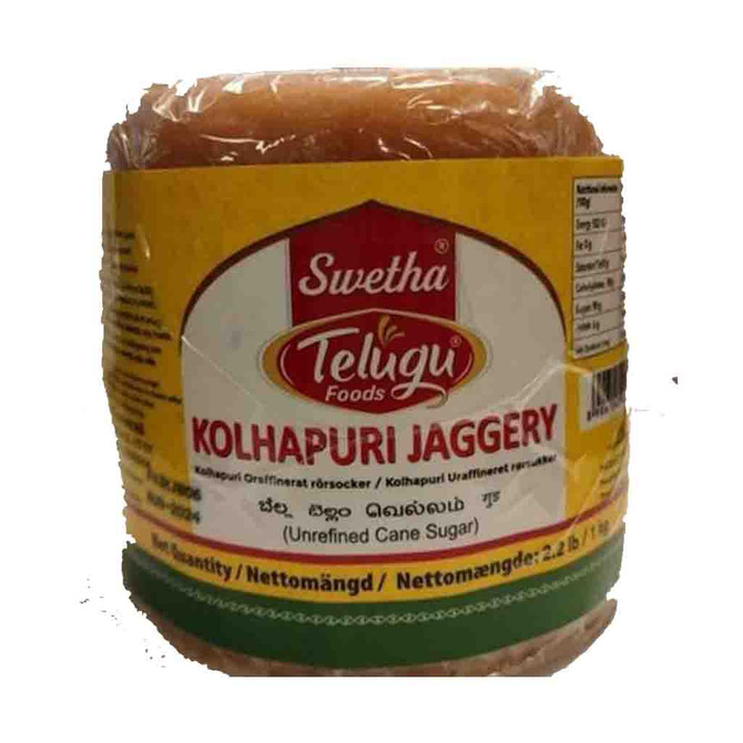 Telugu Kolhapuri Jaggery, 2 Lb