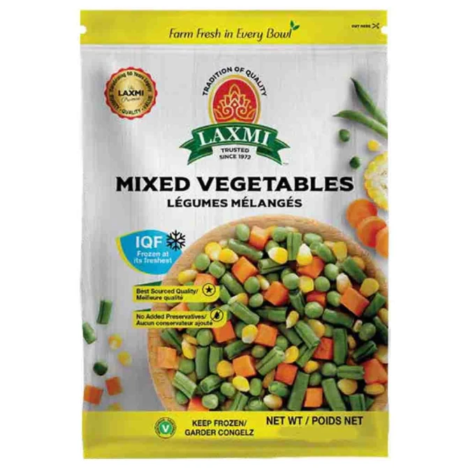 Laxmi Mixed Vegetable Frozen, 908 Grams