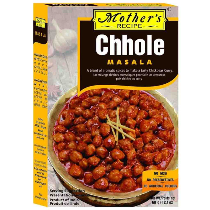 Mothers Recipe Chhole Masala, 2.1 Oz
