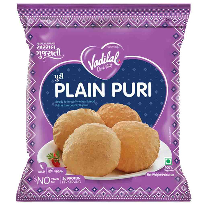 Vadilal Plain Puri, 960 Grams